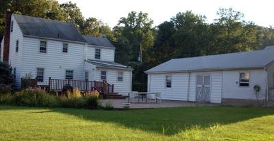 Rear and Garage